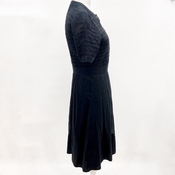 Burberry Dress Shirt Summer Womens Black US 4 Black Midi Knee Length Flare Skirt - Picture 3 of 12